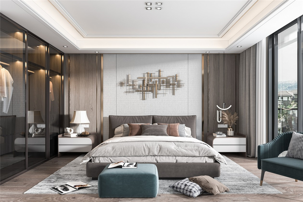 全屋定制臥室流行什么風格設計?(圖2) 全屋定制臥室流行什么風格設計?(圖2)